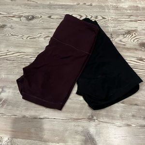 Set of two yogalicious biker shorts